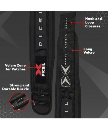 Picsil Lumbar Belt for Weightlifting - Ideal for Squats Cross Lifting & Lunges | Customizable 3 Colors 5 Sizes | International Shipping Available - Buy Online on SooperMarket.com