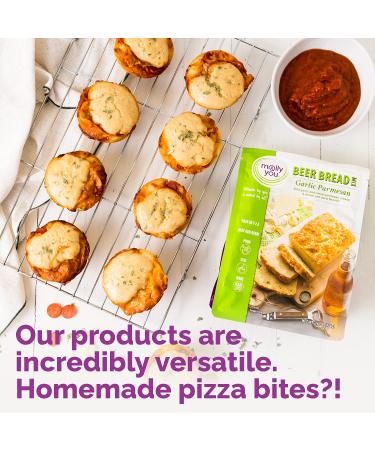 Molly & You Garlic Parmesan Beer Bread Mix - Gourmet Artisan Kit, No Machine Needed - Buy Online on SooperMarket.com