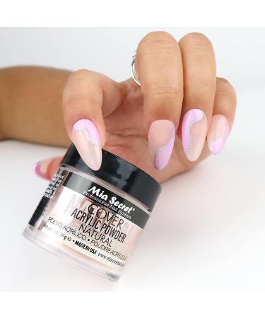 Mia Secret Acrylic Powder Cover Natural 1 oz. - Professional Grade Nail Powder - Buy Online on SooperMarket.com