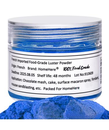 HomeHere Blue Luster Dust Edible Cake Blue Dust (7g) (Blue)