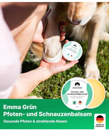 EMMA Gr n Pfotenbalsam 100ml for Dogs & Cats - Natural Paw Care with Propolis & Beeswax | Protect Cracked Paws - Made in Germany - Buy Online on SooperMarket.com