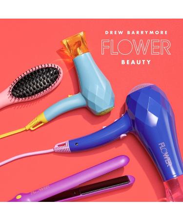 Flower Beauty Ceramic Hot Air Styling Brush - Professional Volume & Shine Tangle-Free Drying - 3 Heat/Cool Settings for All Hair Types - International Shipping Available - Buy Online on SooperMarket.com