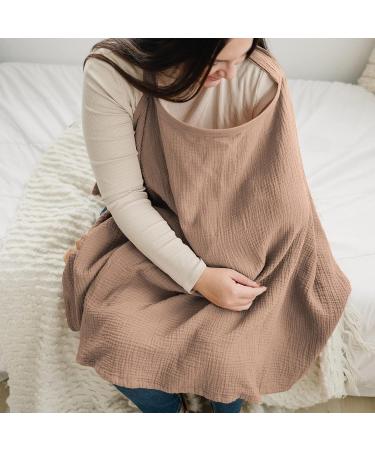 Buy Aohcae Breastfeeding Cloth - On-the-Go Nursing Cover & Silent Scarf in Brown & Coffee - Buy Online on SooperMarket.com