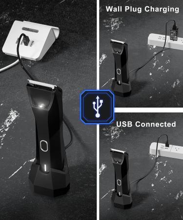 MANSCAPED 4.0 Charger Dock with AC Adapter - Wireless Charging Stand for Electric Groin Hair Trimmer - Buy Online on SooperMarket.com