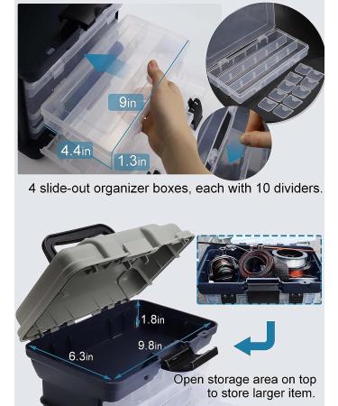 Ducurt 4-Layer Large Tackle Box Organizer for Fishing Storage - Buy Online on SooperMarket.com