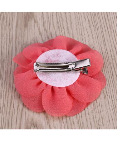 Frcolor 20pcs 3D Rose Flower Hair Clip Set - Chiffon Rose Clips for Women and Girls - Buy Online on SooperMarket.com