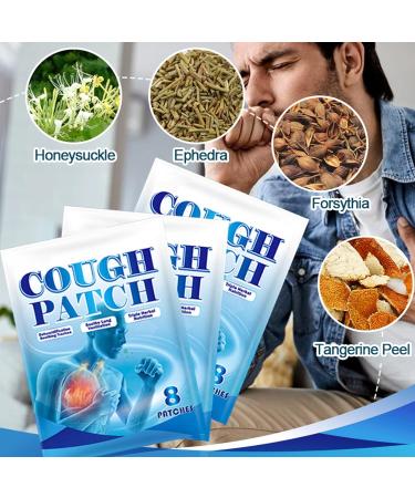 Cough Patch 40 Pcs Cough Relief Chest Cold Suppressant Sticker Acupoint Physiotherapy Pad - Buy Online on SooperMarket.com