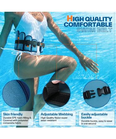 Sportneer Swim Belt - Aqua Floatation Aid for Water Aerobics & Fitness - Dark Blue - Buy Online on SooperMarket.com