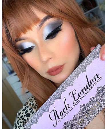 DE LANCI Matte Eyeshadow Palette - 12 Natural Shades for Older Women, Cool Gray Tones, Talc-Free, Mirror Included - Buy Online on SooperMarket.com