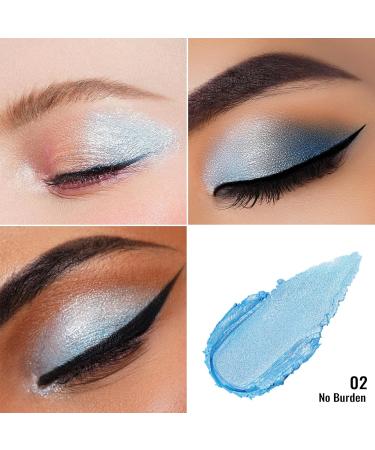 Oulac Glitter Eyeshadow Blue | Waterproof Elder Duo Highlighter | Vegan & Cruelty-Free | Durable Transparent Finish - Buy Online on SooperMarket.com