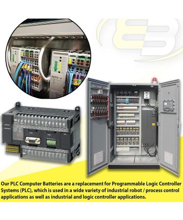 3V PLC Computer Backup Battery - Replace LIT5110 CR17450E-R CNC Series Compatible | Shop Internationally - Buy Online on SooperMarket.com