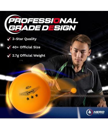 Premium Ping Pong Paddles Set of 4 with Balls and Carrying Case - High Performance 3-Star Table Tennis Set - Buy Online on SooperMarket.com