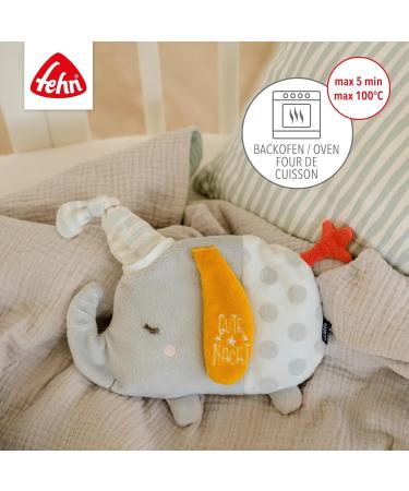Fehn Warmth Elephant Cuddly Toy - Soothing Grape Bundle Pillow & Glow-in-the-Dark Soft Toy for Babies 0+ Months - Buy Online on SooperMarket.com