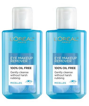L'Oreal Paris Skin Care Clean Artiste Oil Free Eye Makeup Remover, 2 Count