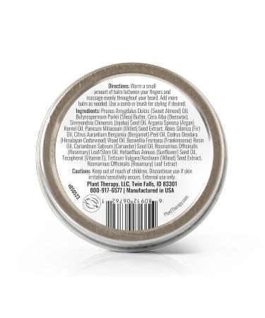 Plant Therapy Hair Therapy Beard Balm 1.7 oz - Hydrating & Soothing with Shea Butter Argan Oil & Millet Seed for a Smooth Beard - Buy Online on SooperMarket.com
