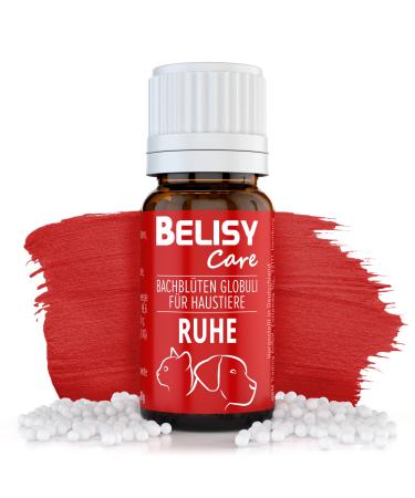 Belisy calm Bach flowers K gelchen for dogs & cats - sedative for fear & stress - Orig. Mixture according to Dr.Bach - Emergency Globules to calm pets - without alcohol - 10G