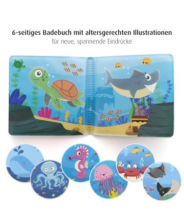 Reer MyHappyBath Book - Magical Color Changing & Squeaky Bath Toy for Kids | International Shipping - Buy Online on SooperMarket.com