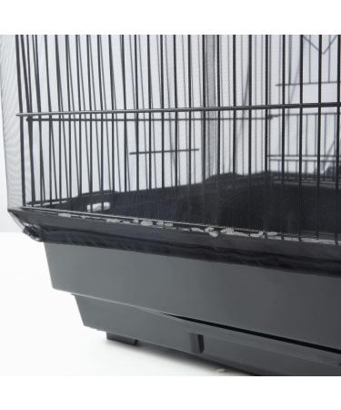 Adjustable Bird Cage Seed Catcher - Large Soft Mesh Skirt for Round & Square Cages - Buy Online on SooperMarket.com