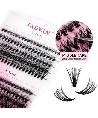DIY Eyelash Extensions - 200pcs D Curl Mixed Tray (8-16mm) | Reusable & Natural Flare Lashes - Buy Online on SooperMarket.com