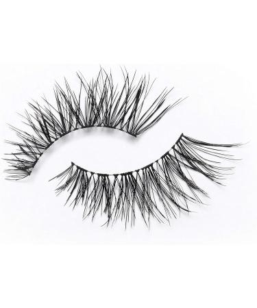 Eylure London 3/4 Length 008 Black Eyelashes w/ Glue - 7 Count - Buy Online on SooperMarket.com
