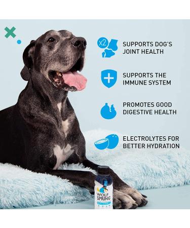 Wolf Spring All-Natural Dog Food Booster for Senior Dogs - Vitamins, Skin & Coat Support, Joint Health - Digestive Health Multivitamin with Glucosamine - Plant-Based Additive - 10oz (Pack of 12) - Buy Online on SooperMarket.com