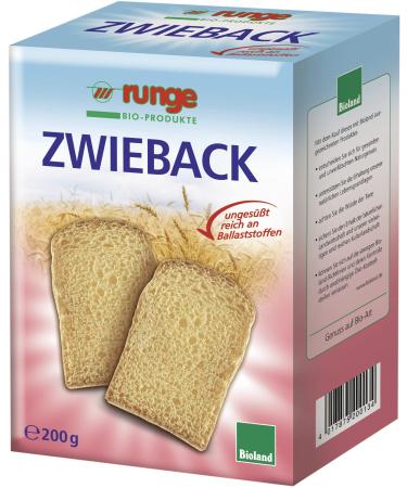 Runge organic rusks (2 x 200 gr)