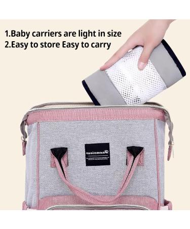 CUBY Portable Breathable Baby Carrier | Quick Dry 3D Mesh Fabric | Adjustable & Comfortable Shoulder Straps | For Newborn up to 24 Months | Easy Toddler Carrier | 45 lbs Capacity | Easy Blue - Buy Online on SooperMarket.com