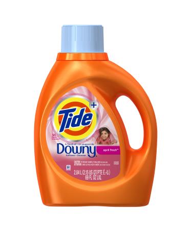 Tide Plus Downy April Fresh Scent Liquid Laundry Detergent 69 oz 36 loads