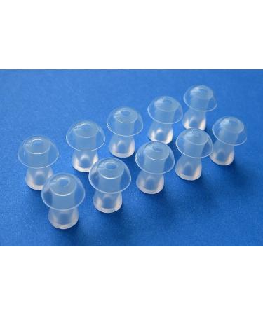 Hiibaby 10 Small (S) Soft Replacement Mushroom Domes Eartips Earbuds for Touching Motion Nitro Aquaris Siemens Life Lotus 12P 13P 13SP 23P 23SP 23M BTE (Behind the Ear) Hearing Aids - Buy Online on SooperMarket.com