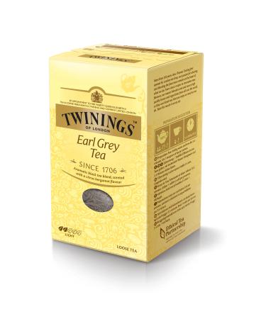 Twinings Earl Gray tea loose in the tea pack - black tea with the finest bergamot aroma - refreshing black tea from China 200 g 200 g (1 Pack)