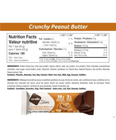 NuGo Slim Variety Pack 16-17g High Protein 3g Sugar Gluten Free 12 Count 12ct Variety Pack - Buy Online on SooperMarket.com