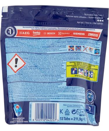 Finish All-in-One Max Dishwasher Cleaner 13 Tabs 242 g Lemon - Buy Online on SooperMarket.com