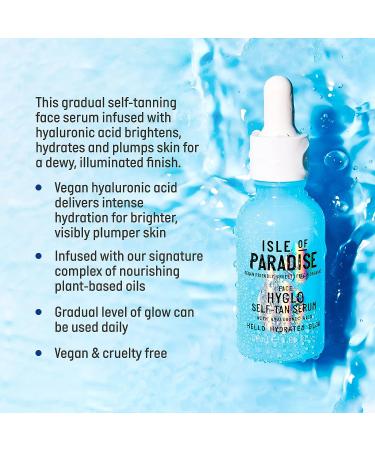 Isle of Paradise Hyglo Tanning Serum Bundle - Vegan & Cruelty-Free Sunless Tanner - Hydrating Hyaluronic Self Tan Serum for Face & Body - Buy Online on SooperMarket.com