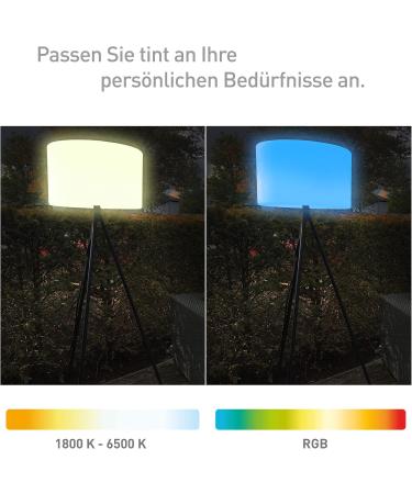 Buy Tint Smart Outdoor LED Base Lamp Khaya - Alexa & Remote Control RGB & White Light (1800-6500K) Splash-Proof (IP44) - International Shipping - Buy Online on SooperMarket.com