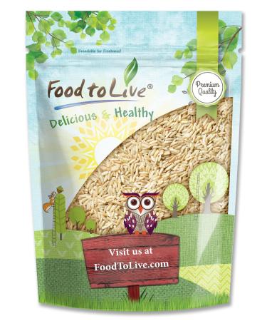 Jasmine Brown Rice, 6 Pounds  Whole-Grain and Long-Grain Thai Rice, Vegan, Kosher, Bulk. Higher in Fiber than White Jasmine Rice. Great as Side Dish