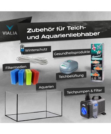 Buy VIALIA PVC Kugelhahn 32mm | Double Union Shut-Off Tap for Pool & Pond | Durable Adhesive Muffles for PVC Pipes - Buy Online on SooperMarket.com