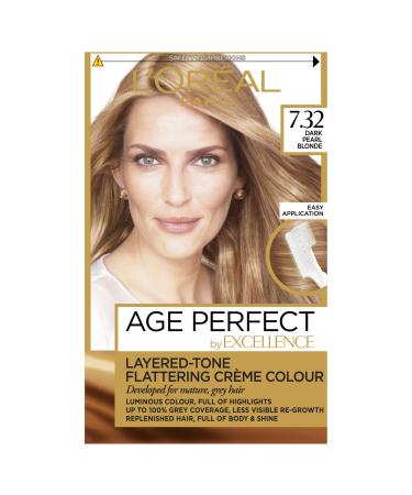 L'Oreal Excellence Age Perfect 7.32 Dark Rose Blonde Hair Dye Dark Pearl Blonde 1 count (Pack of 1)