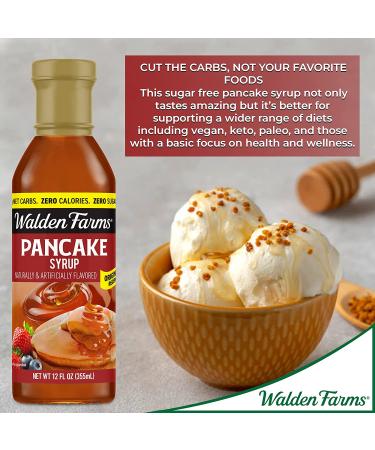 Walden Farms Pancake Syrup - 12 Fl Oz (2-Pack) | Sugar-Free & Low-Calorie - Buy Online on SooperMarket.com