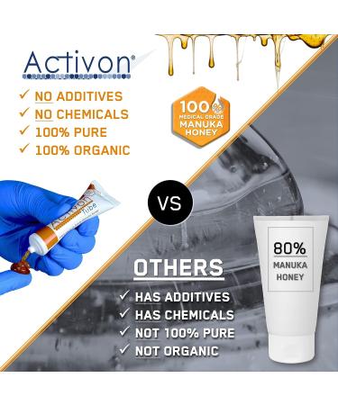 Activon Manuka Honey Gel Tube - Medical Grade Natural Wound Healing - 0.7 oz (Pack of 1) - Buy Online on SooperMarket.com