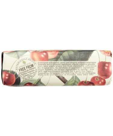NESTI DANTE Il Frutteto Black Cherry & Red Berries Soap 250g - Luxurious Italian Artisanal Soap for All Skin Types - Shop Internationally - Buy Online on SooperMarket.com