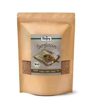 Biojoy ORGANIC brown lentils (1.5 kg) dried and whole mountain lentils without additives 1.5 kg (1 pack)
