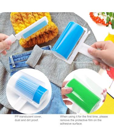 JJQHYC 6 pcs Lint Rollers Washable Reusable Sticky Lint Roller for Removing Fluff Cat Hair Dog Hair from Clothes - Buy Online on SooperMarket.com