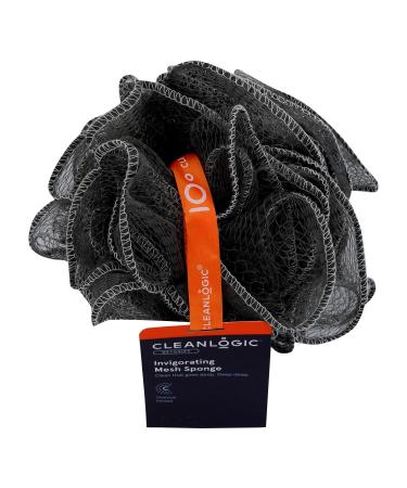 Clean Logic Purifying Charcoal Mesh Bath Sponge 1 Ea, 1count