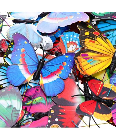 WINOMO 108pcs Luminous Bicycle Wheel Spoke Beads with 30pcs Butterflies Clips and 6pcs Dragonflies Clips - Buy Online on SooperMarket.com