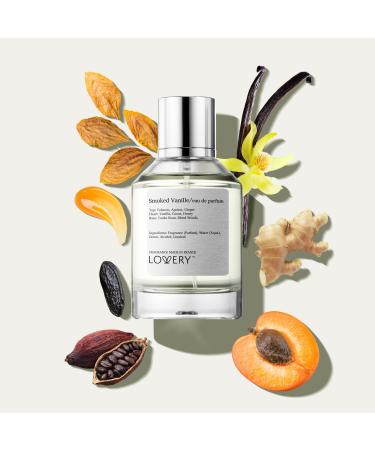 LOVERY Smoked Vanille Perfume Inspired by T F.ord Tobacco Vanille EDP Long Lasting Pure Vanilla Perfume for Women & Men Clean Fragrance Perfume Spray 100ml Perfumes for Birthday Gifts - France Smoked Vanilla France