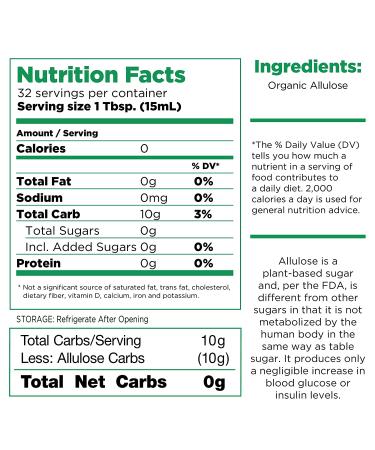 Buy RxSugar Organic Liquid Sugar 16 oz - All-Natural Sweetener - Buy Online on SooperMarket.com