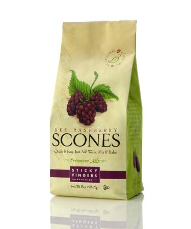 Sticky Fingers Scones Raspberry Mix, 15-ounces (Pack of3)
