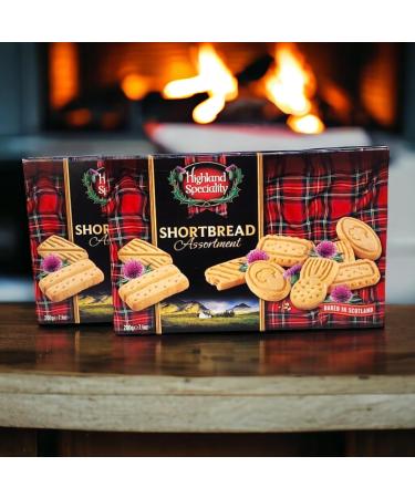 Shortbread Cookies Assortment Traditional Scottish Flavors 200g Twin Pack Tea Party - Buy Online on SooperMarket.com