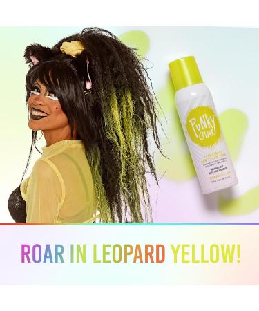 Punky Temporary Hair Color Spray Leopard Yellow Fast-Drying Non-Sticky Non-Damaging Travel Size Hair Dye for Instant Vivid Hair Color 3.5 oz 1-Pack 3.5 Ounce (Pack of 1) Leopard Yellow - Buy Online on SooperMarket.com