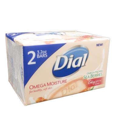 Dial Omega Moisture Sea Berries - 2 3.2oz Bars